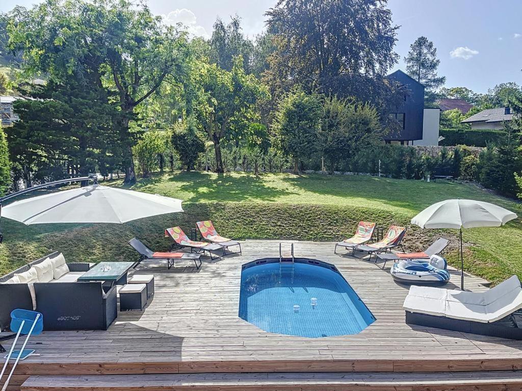 Appartement Moderne Avec Terrasse Et Piscine A Chatel Sur بيش المظهر الخارجي الصورة