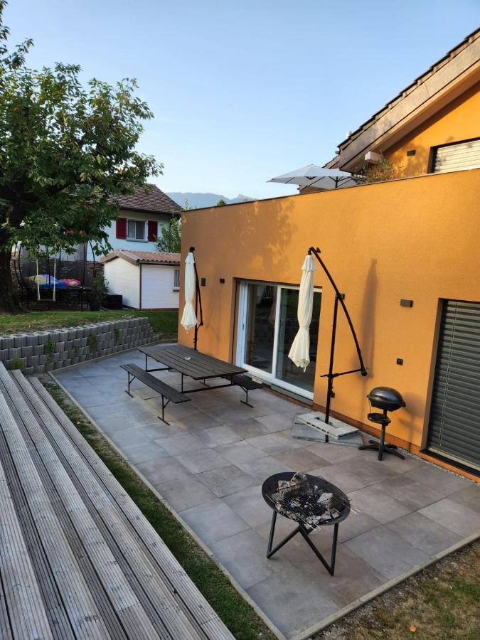 Appartement Moderne Avec Terrasse Et Piscine A Chatel Sur بيش المظهر الخارجي الصورة