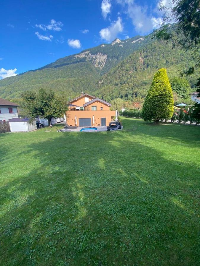 Appartement Moderne Avec Terrasse Et Piscine A Chatel Sur بيش المظهر الخارجي الصورة
